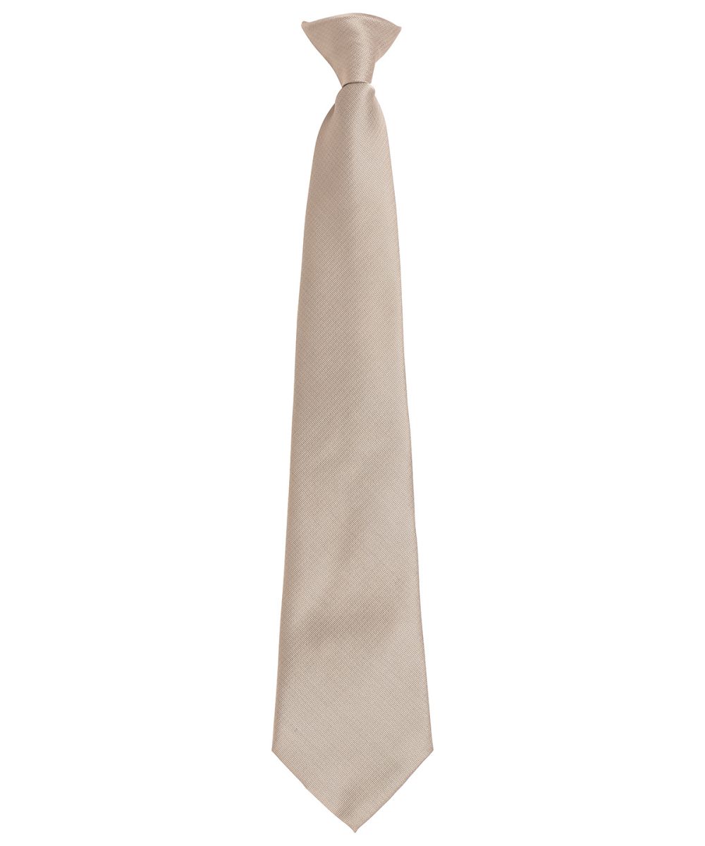 Khaki 'Colours Originals' fashion clip tie