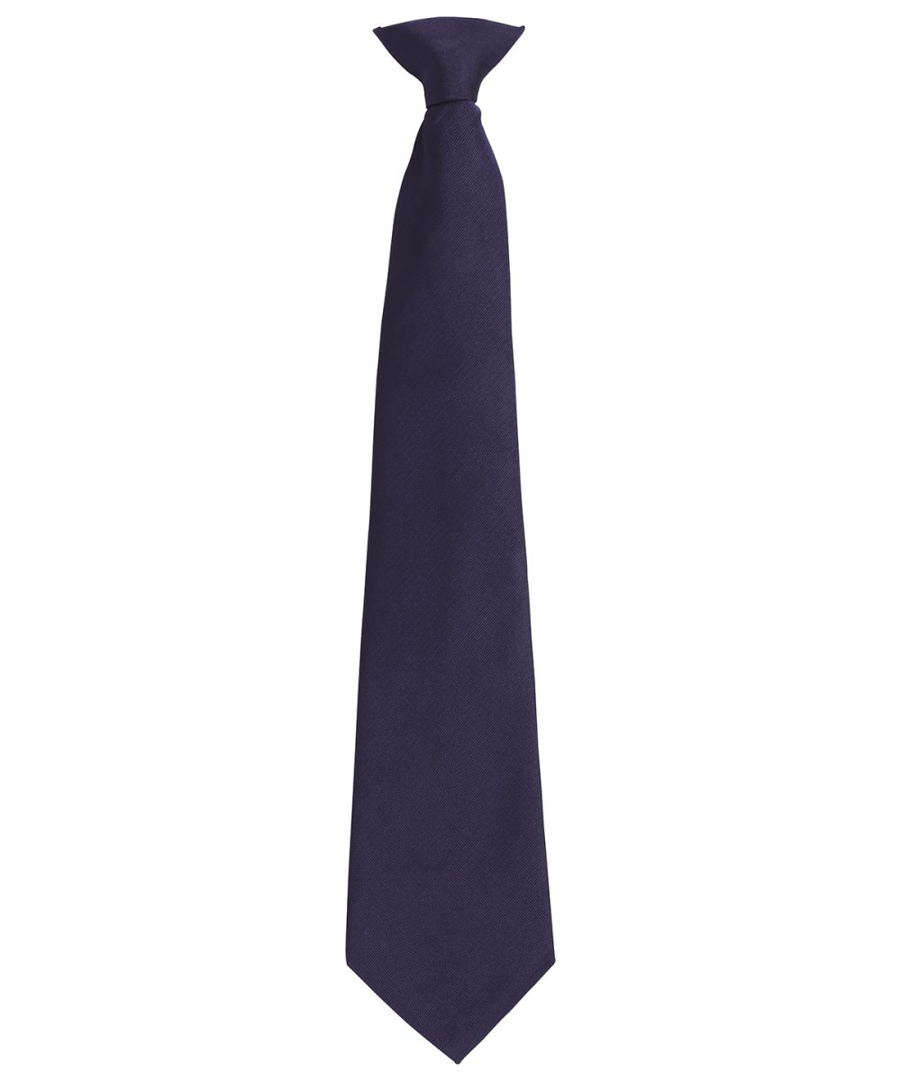 Navy 'Colours Originals' fashion clip tie