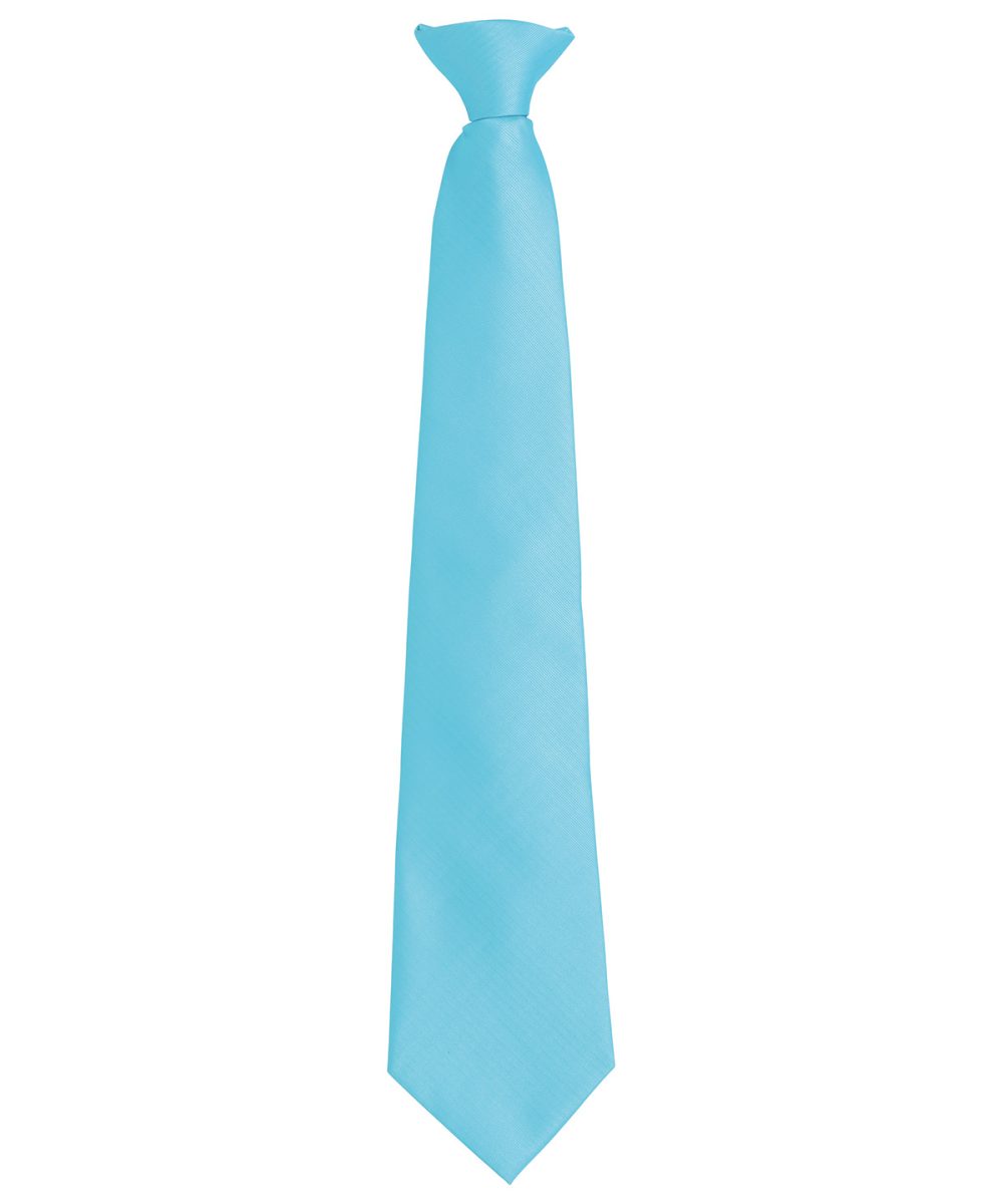 Turquoise 'Colours Originals' fashion clip tie