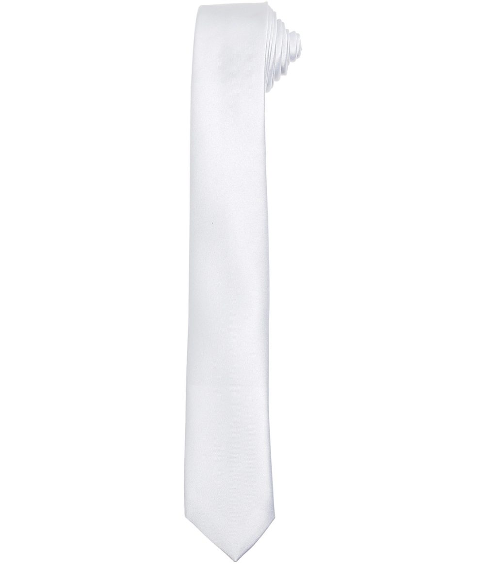 White Slim tie