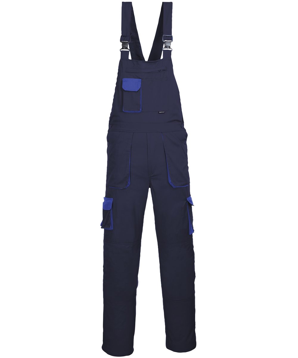 Navy/Royal Portwest Texo contrast bib and brace (TX12)