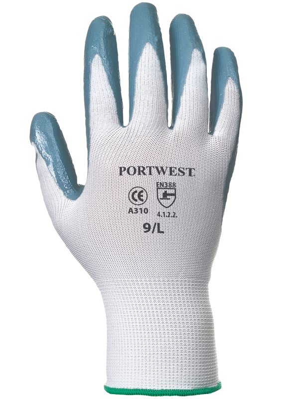 Grey Flexo grip nitrile glove (A310)