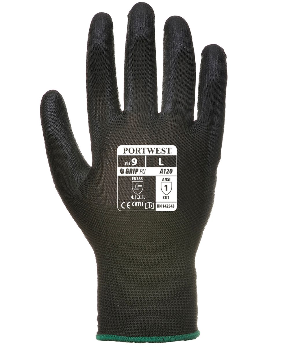 Black PU palm glove (A120)