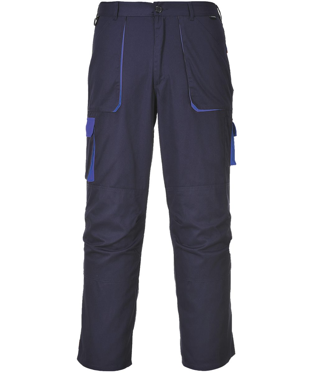 Navy/Royal Portwest Texo contrast trousers (TX11)