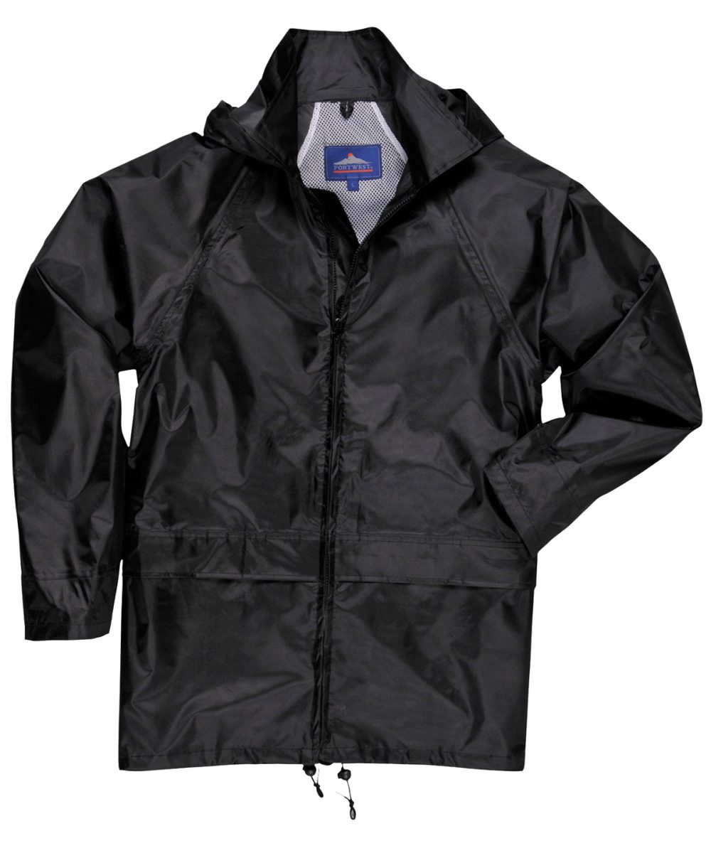 Black Classic rain jacket (S440)