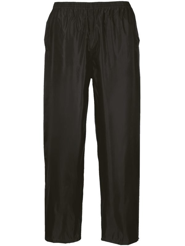 Black Classic rain trousers (S441)