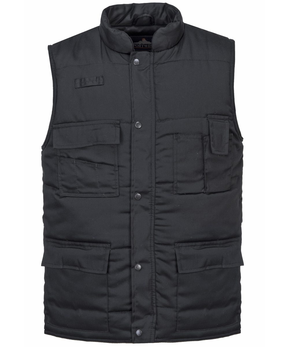 Black Shetland bodywarmer (S414)