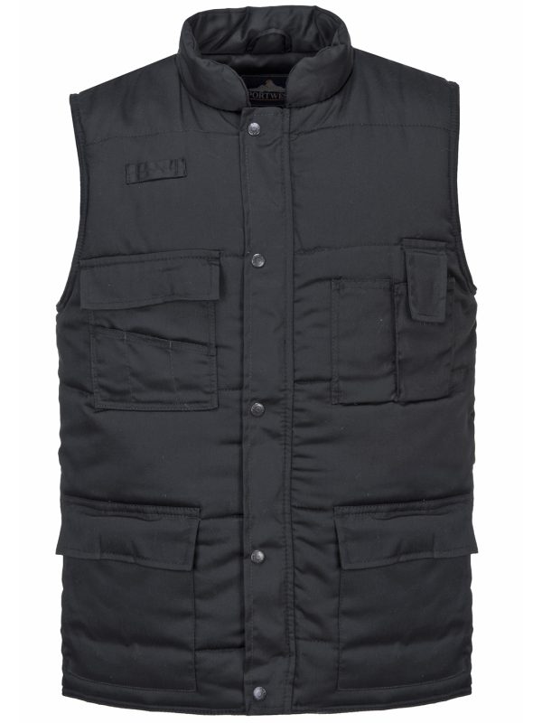 Black Shetland bodywarmer (S414)