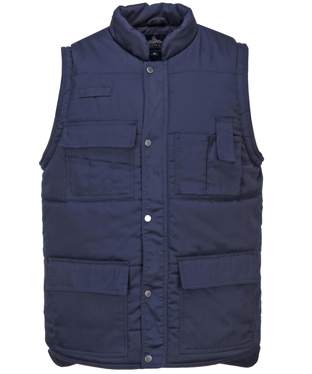 Navy Shetland bodywarmer (S414)