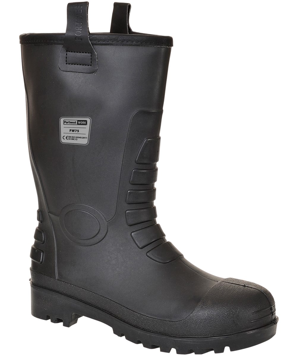 Black Steelite™ Neptune rigger boot S5 CI (FW75)