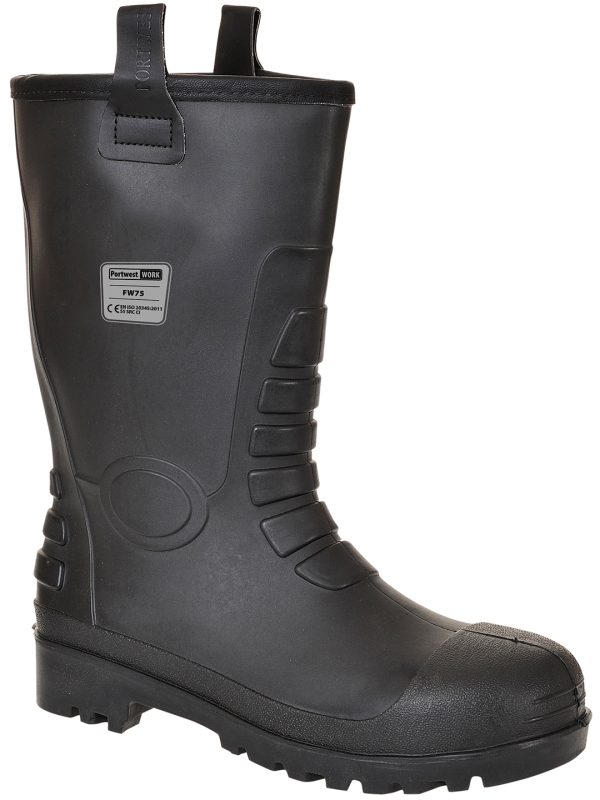 Black Steelite™ Neptune rigger boot S5 CI (FW75)