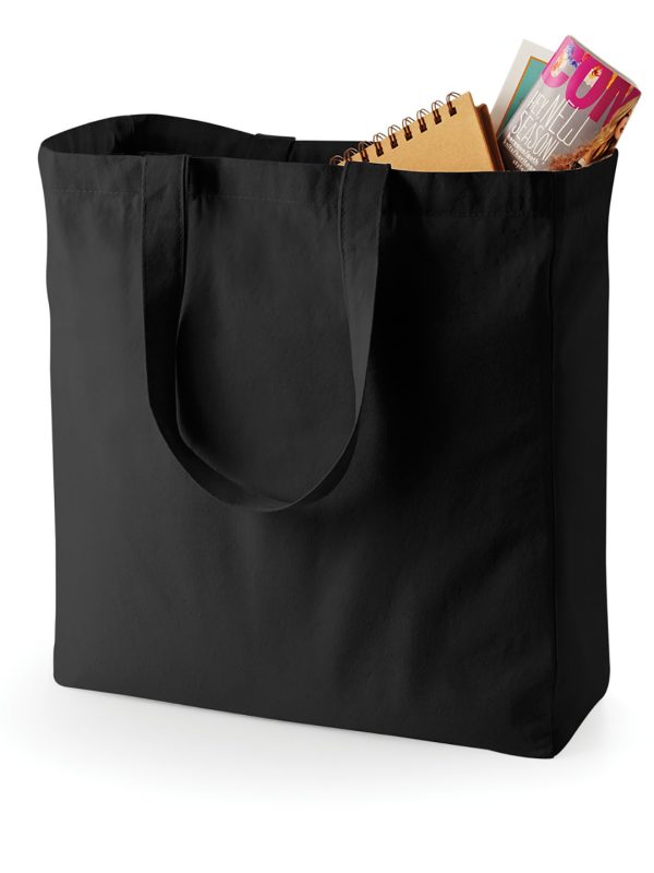 Black Canvas classic shopper