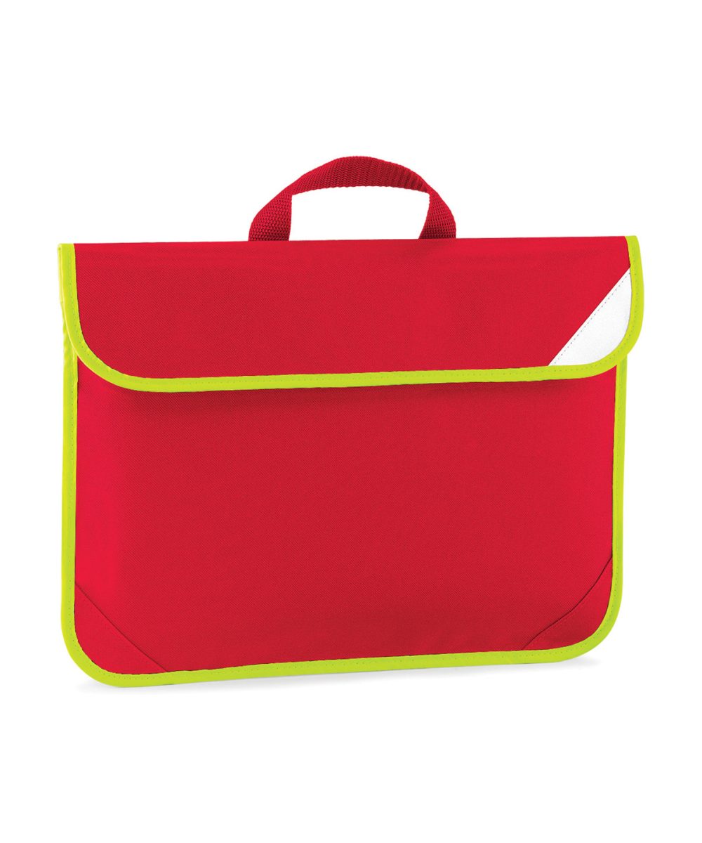 Classic red Enhanced-viz book bag