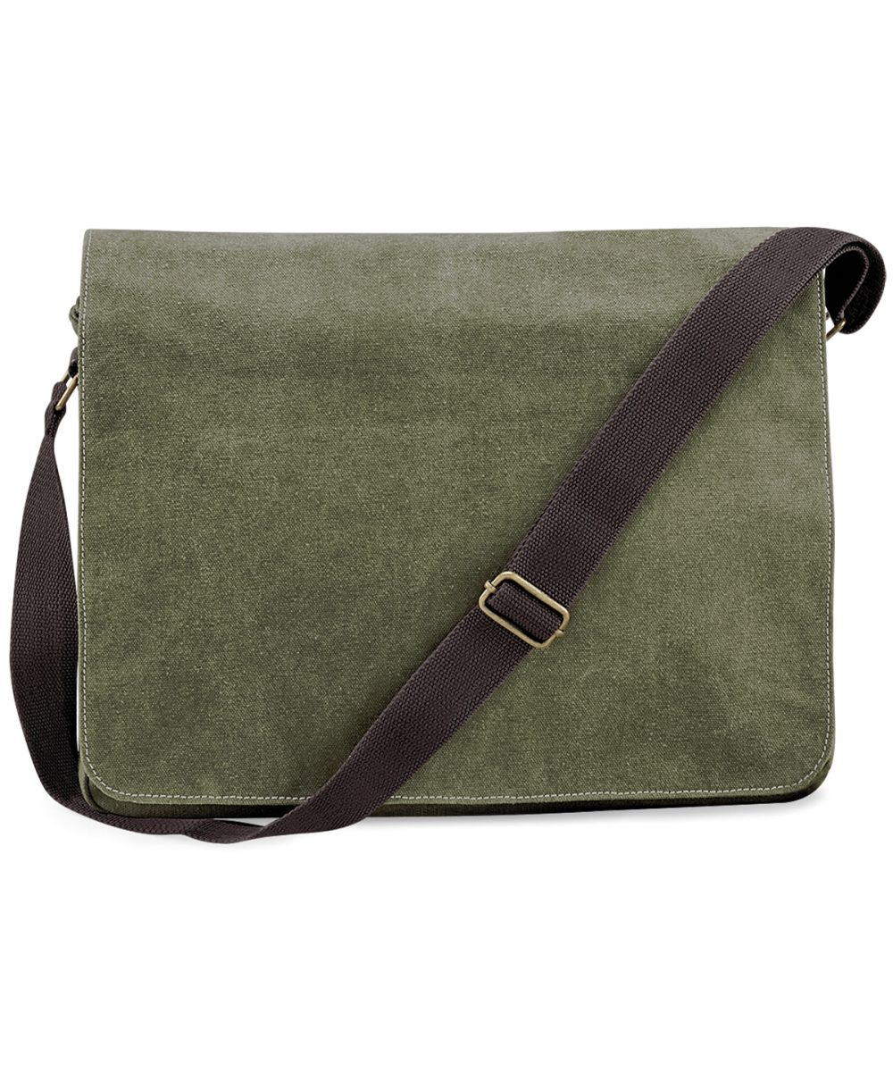 Vintage Military Green Vintage canvas despatch bag