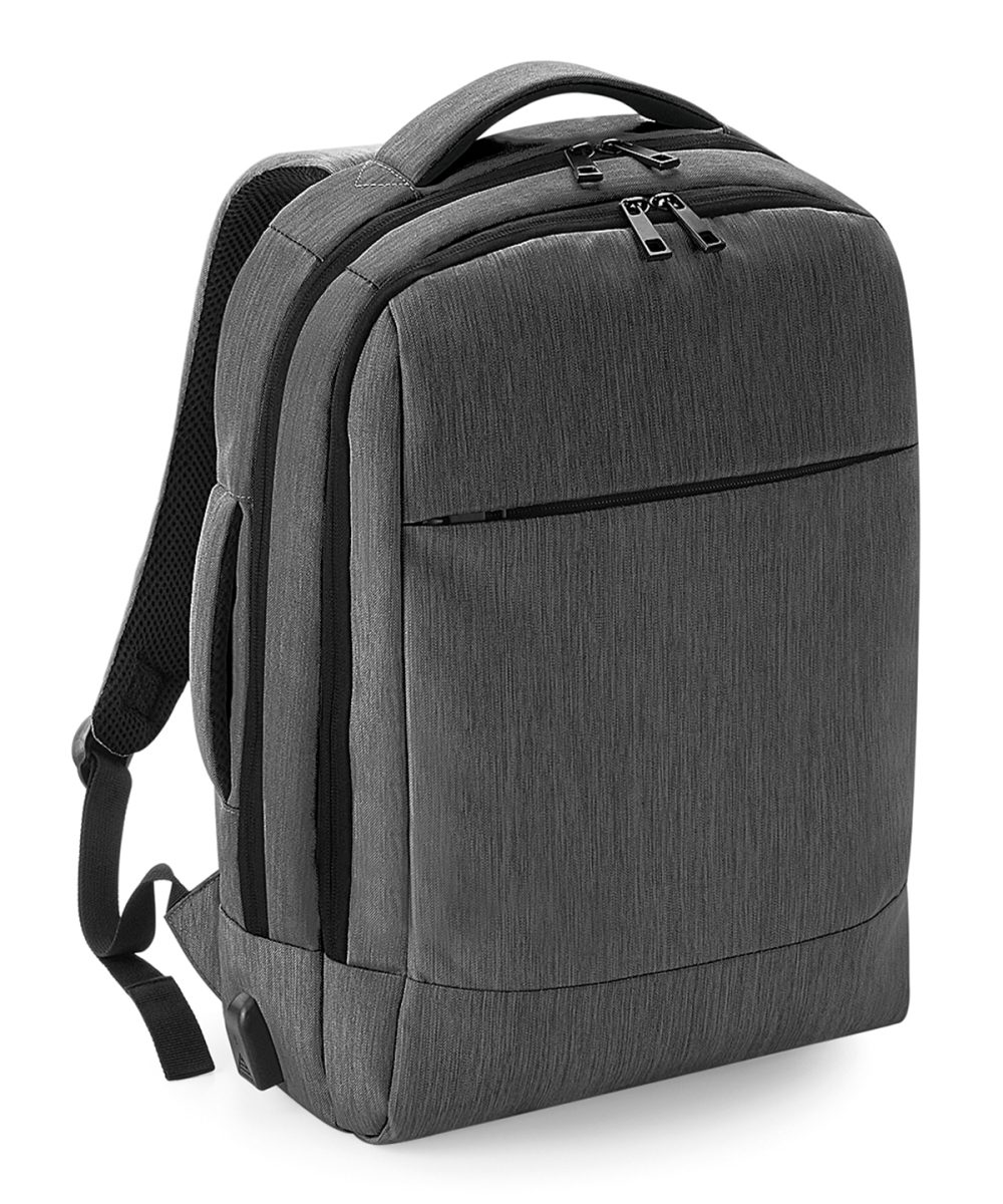 Granite Marl Q-Tech charge convertible backpack