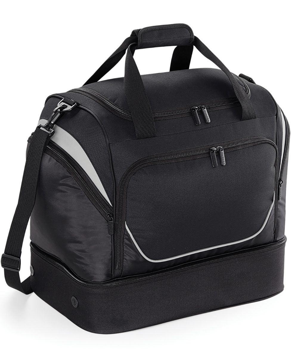 Black/Light Grey Pro team hardbase holdall