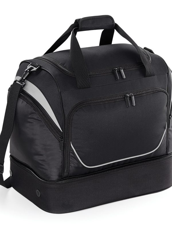 Black/Light Grey Pro team hardbase holdall