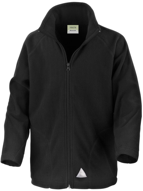 Black Core junior microfleece jacket