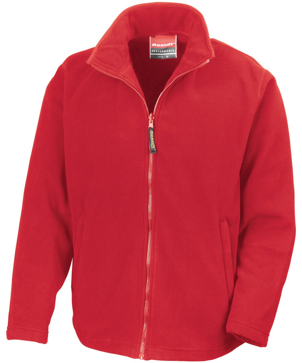 Cardinal Red Horizon high-grade microfleece jacket