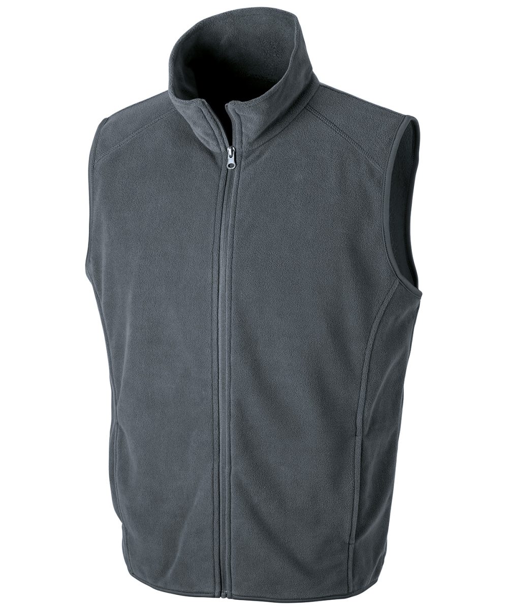 Charcoal Core microfleece gilet