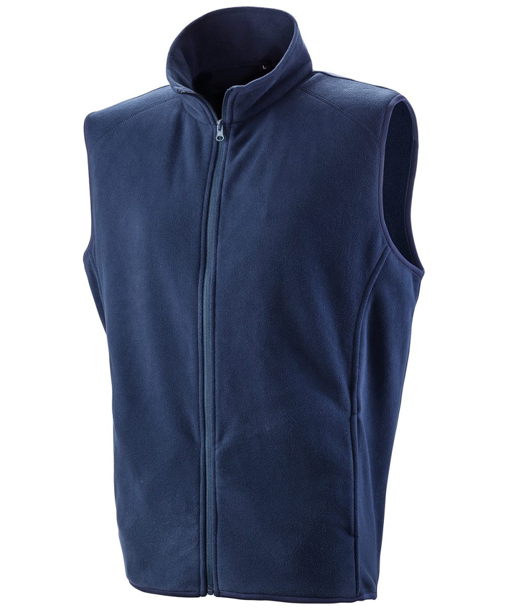 Navy Core microfleece gilet