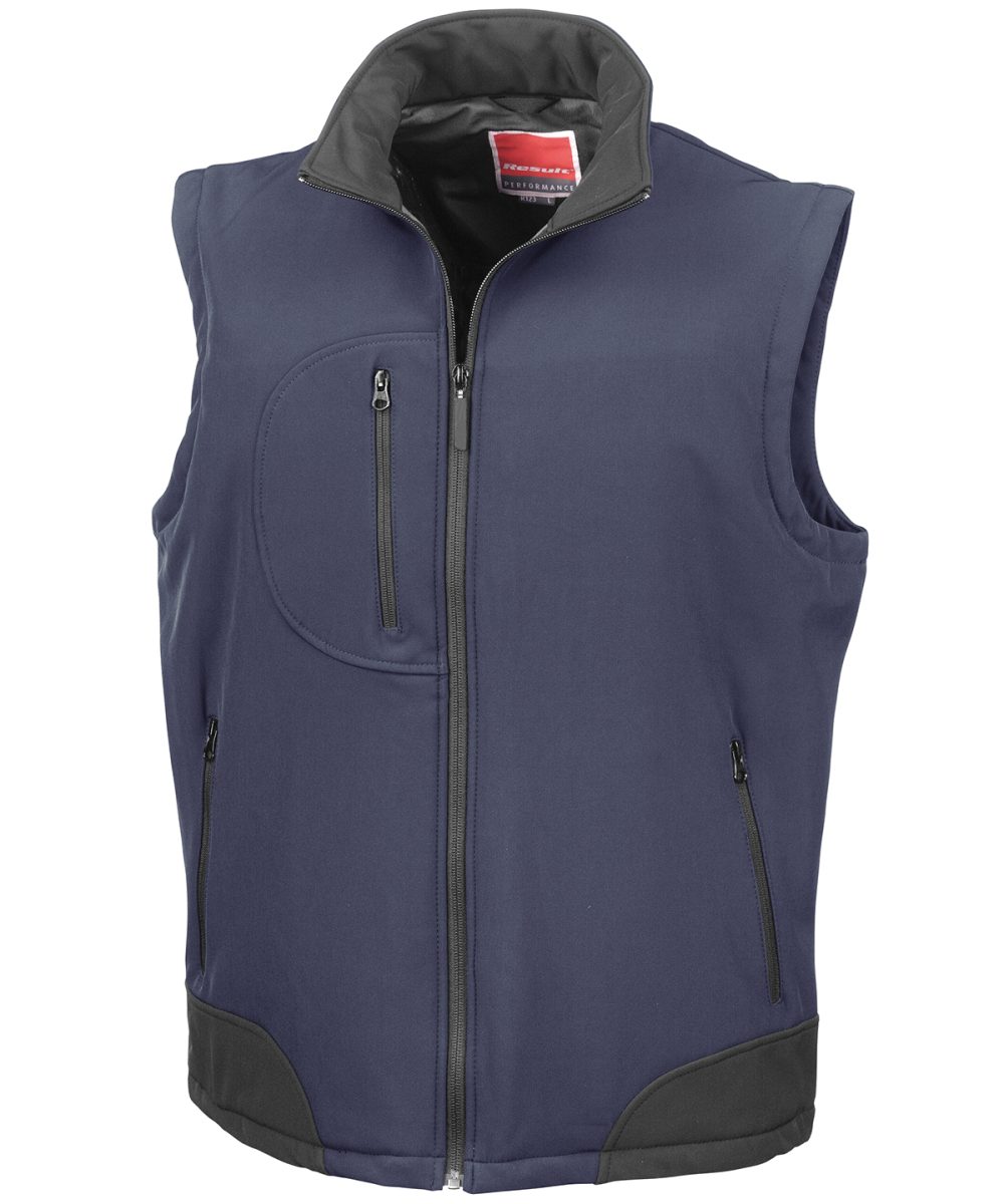 Navy/Black Softshell bodywarmer