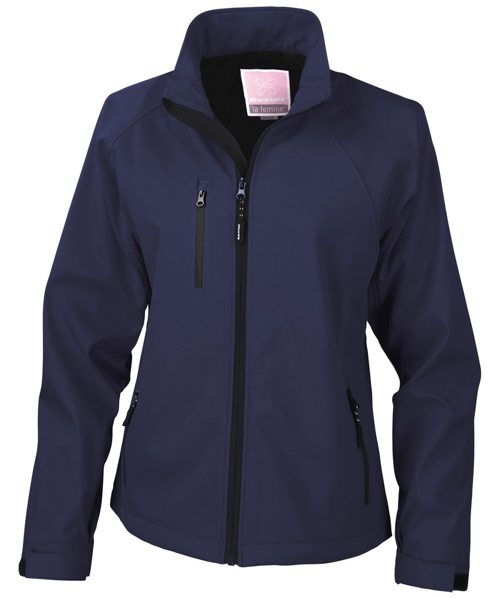 Navy Women's baselayer softshell jacket