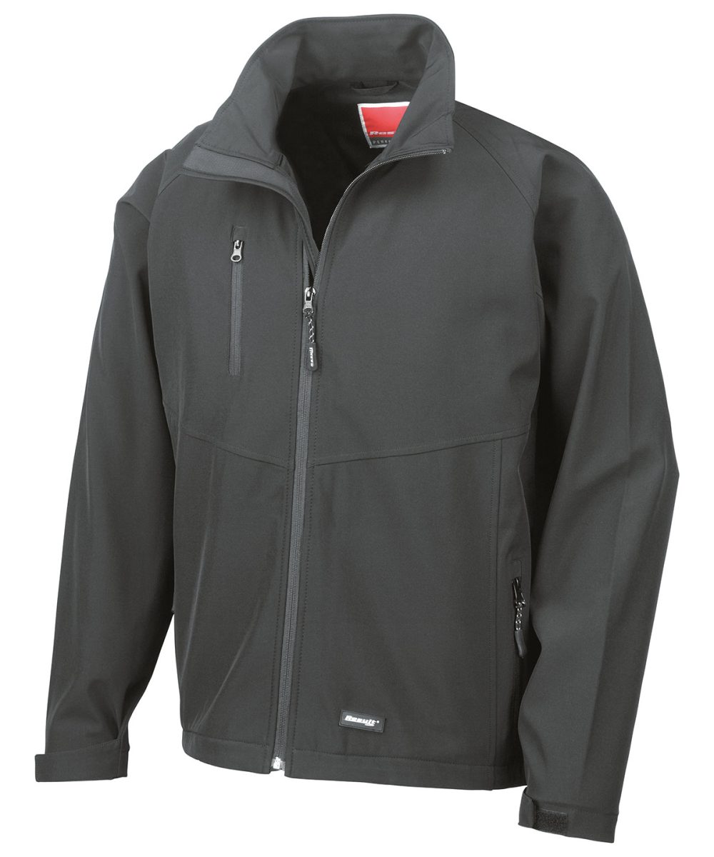 Black Baselayer softshell jacket