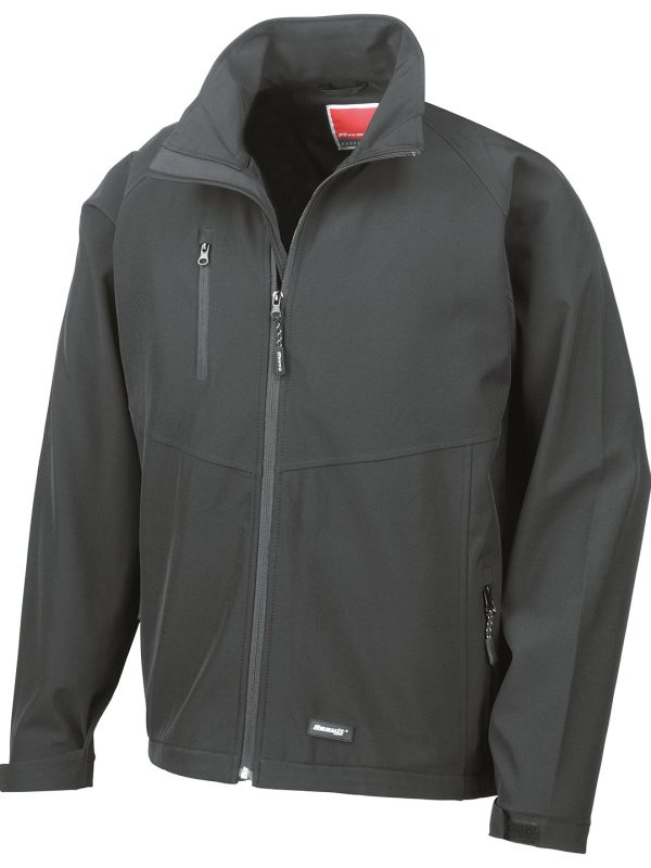 Black Baselayer softshell jacket