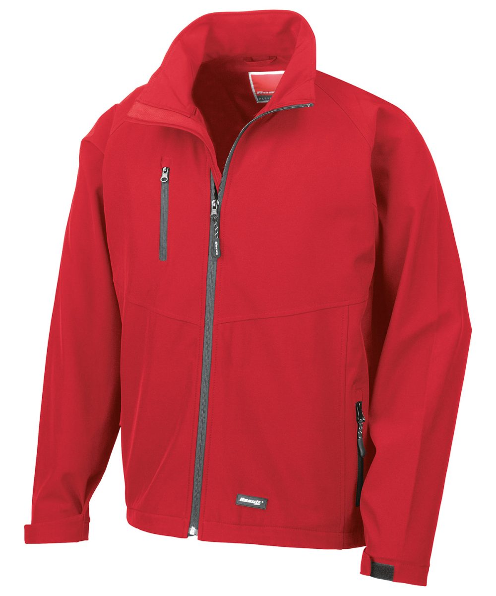 Red Baselayer softshell jacket