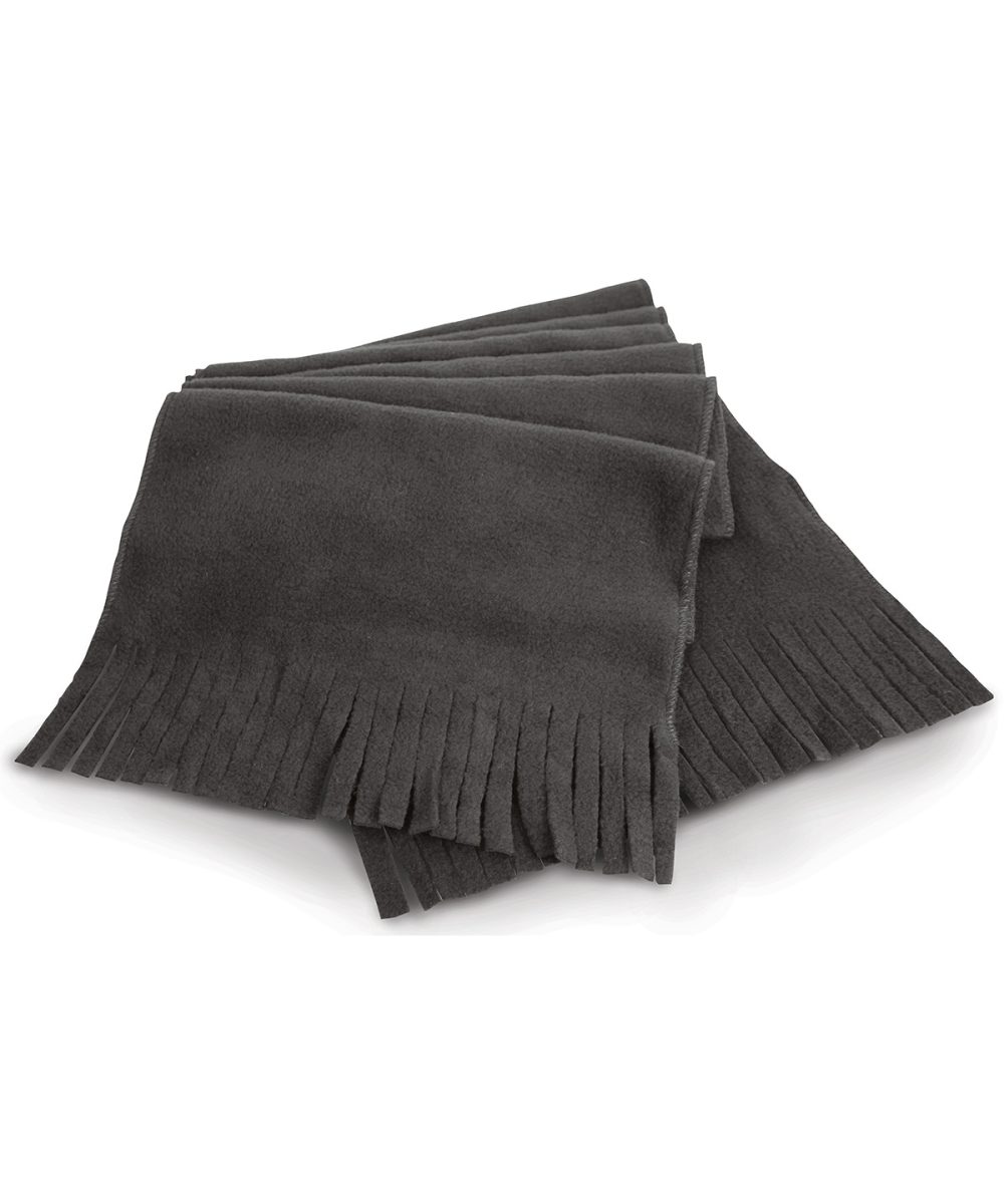 Charcoal Grey Polartherm™ tassel scarf