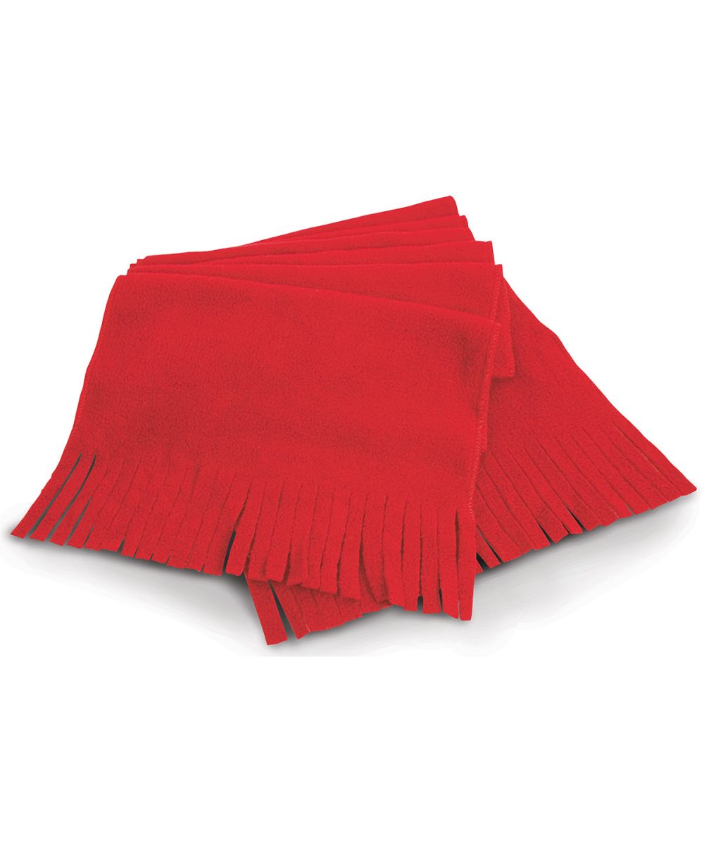 Red Polartherm™ tassel scarf