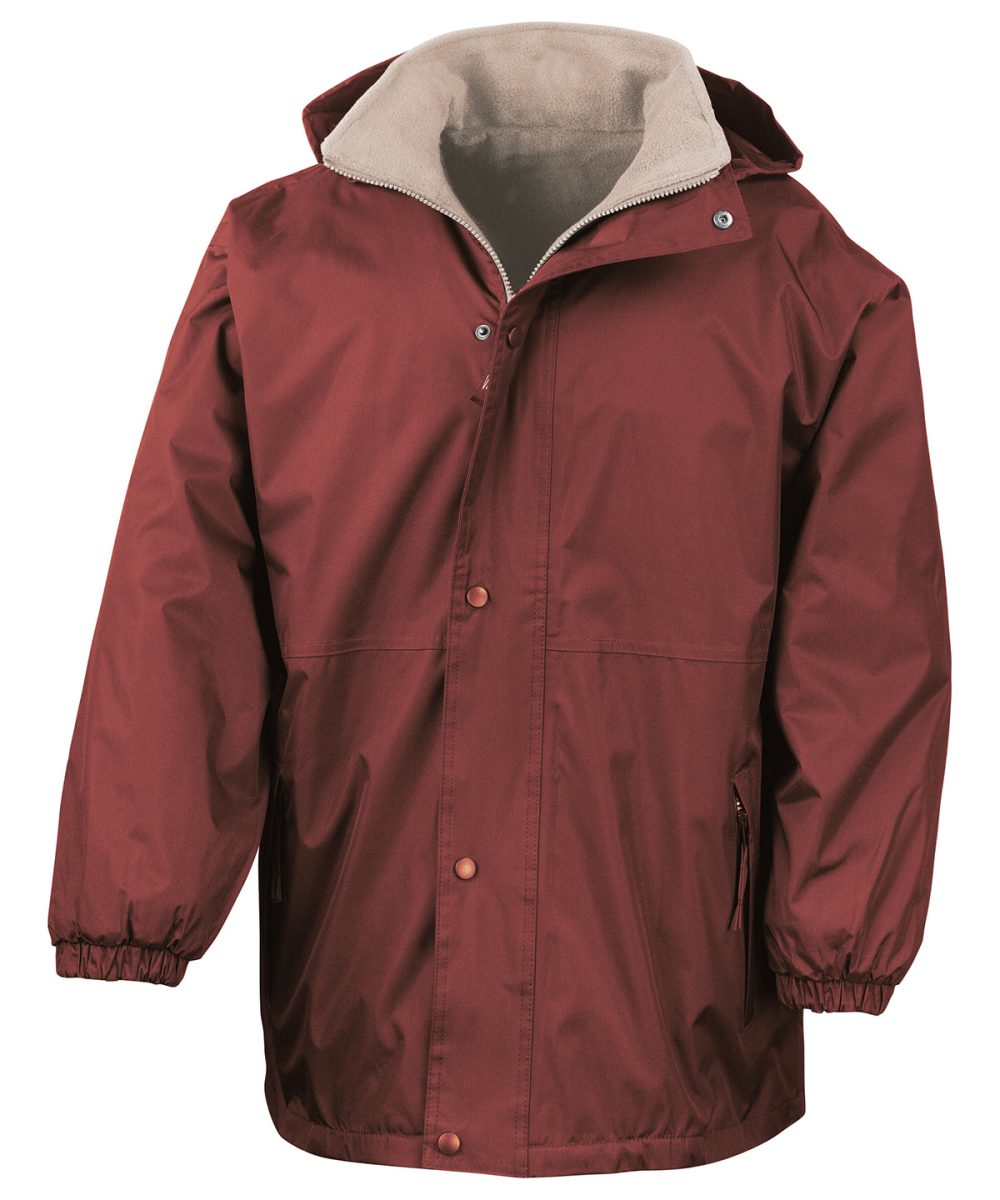 Burgundy/Camel Reversible StormDri 4000 jacket