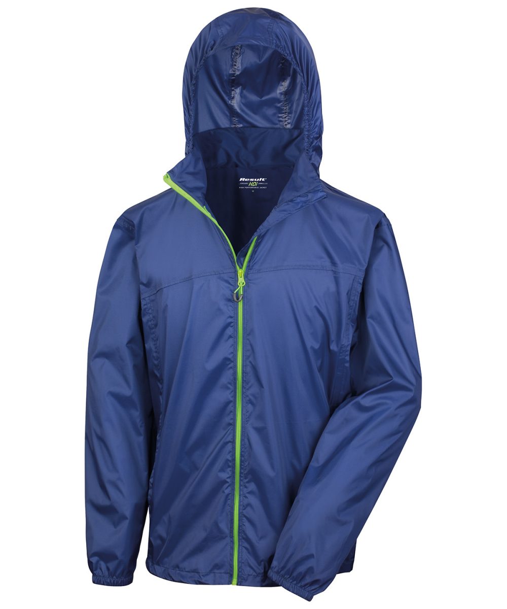 Navy/Lime HDi quest lightweight stowable jacket