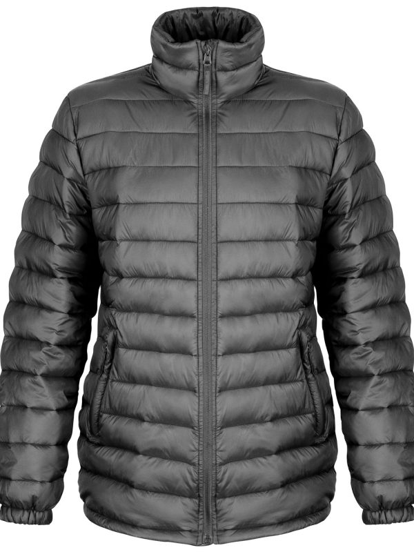 Black Women's ice bird padded jacket