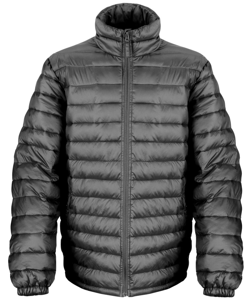 Black Ice bird padded jacket