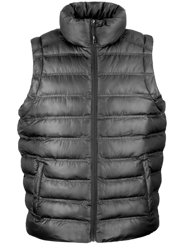 Black Ice bird padded gilet