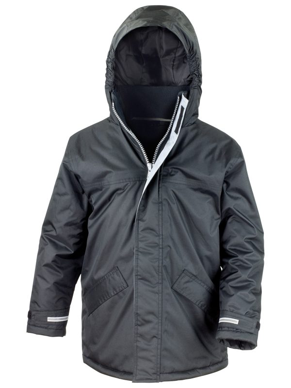 Black Core junior winter parka