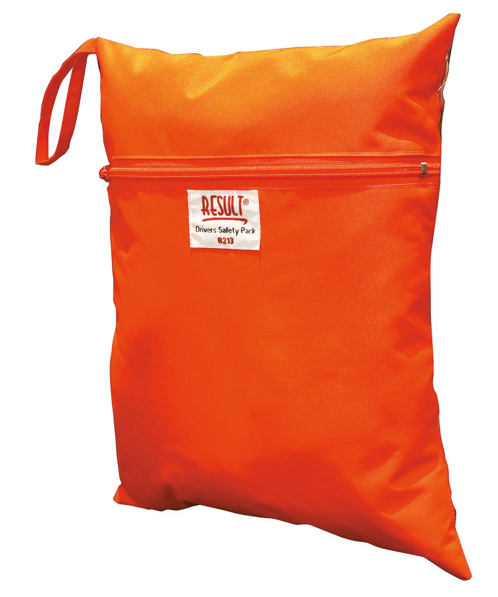 Fluorescent Orange Safety vest storage bag