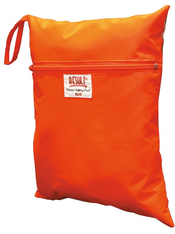 Fluorescent Orange Safety vest storage bag