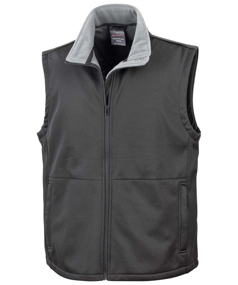 Black Core softshell bodywarmer