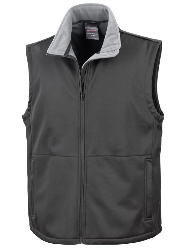 Black Core softshell bodywarmer