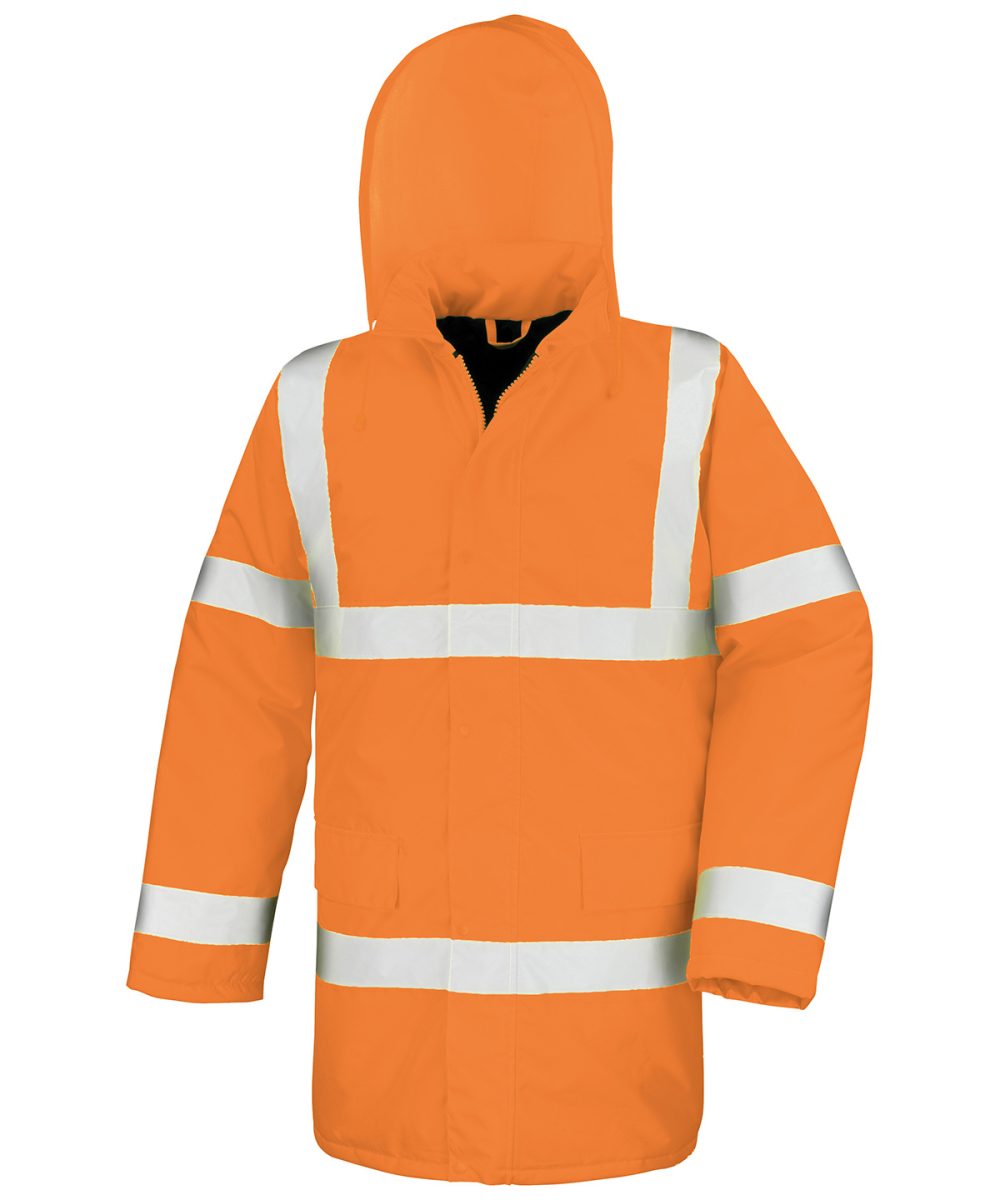 Orange Core safety high-viz coat