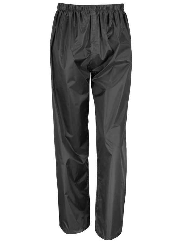 Black Core junior rain trousers