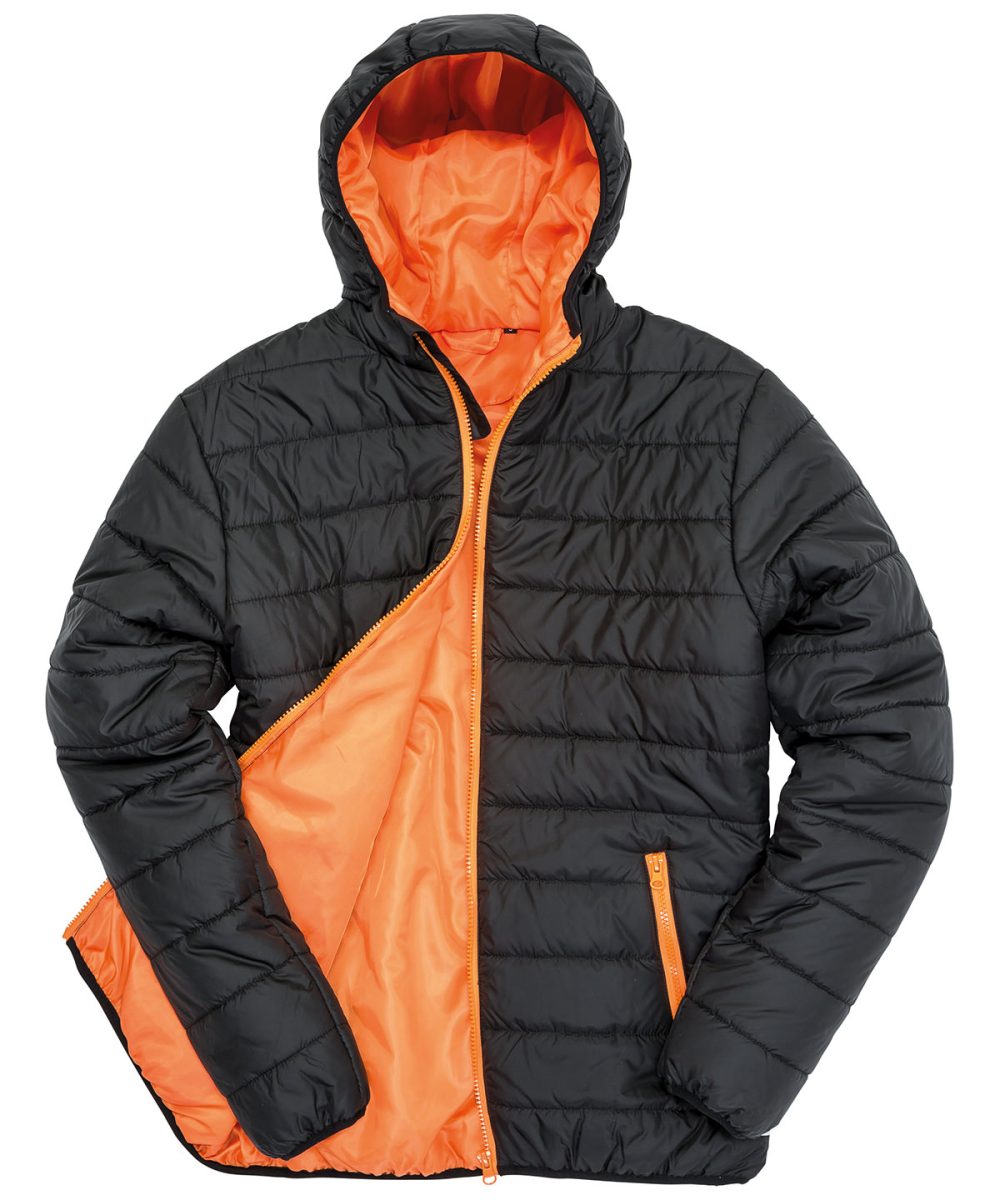 Black/Orange Soft padded jacket