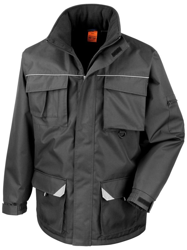 Black Work-Guard Sabre long coat