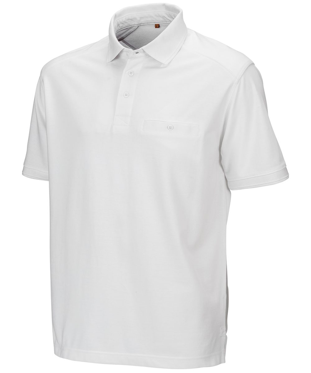 White Work-Guard Apex pocket polo shirt