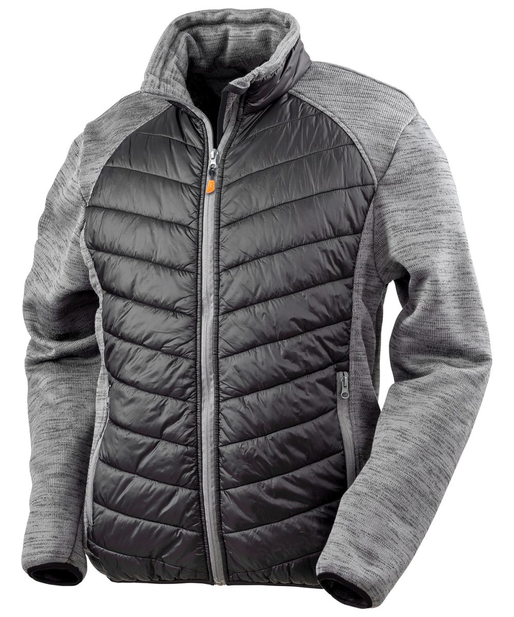 Black/Grey Marl Elevator jacket