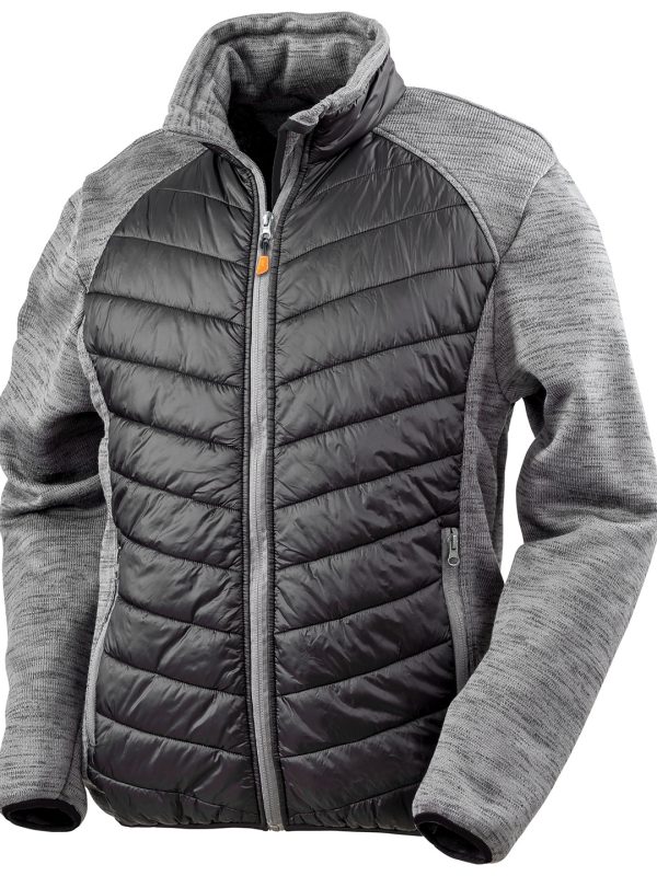 Black/Grey Marl Elevator jacket