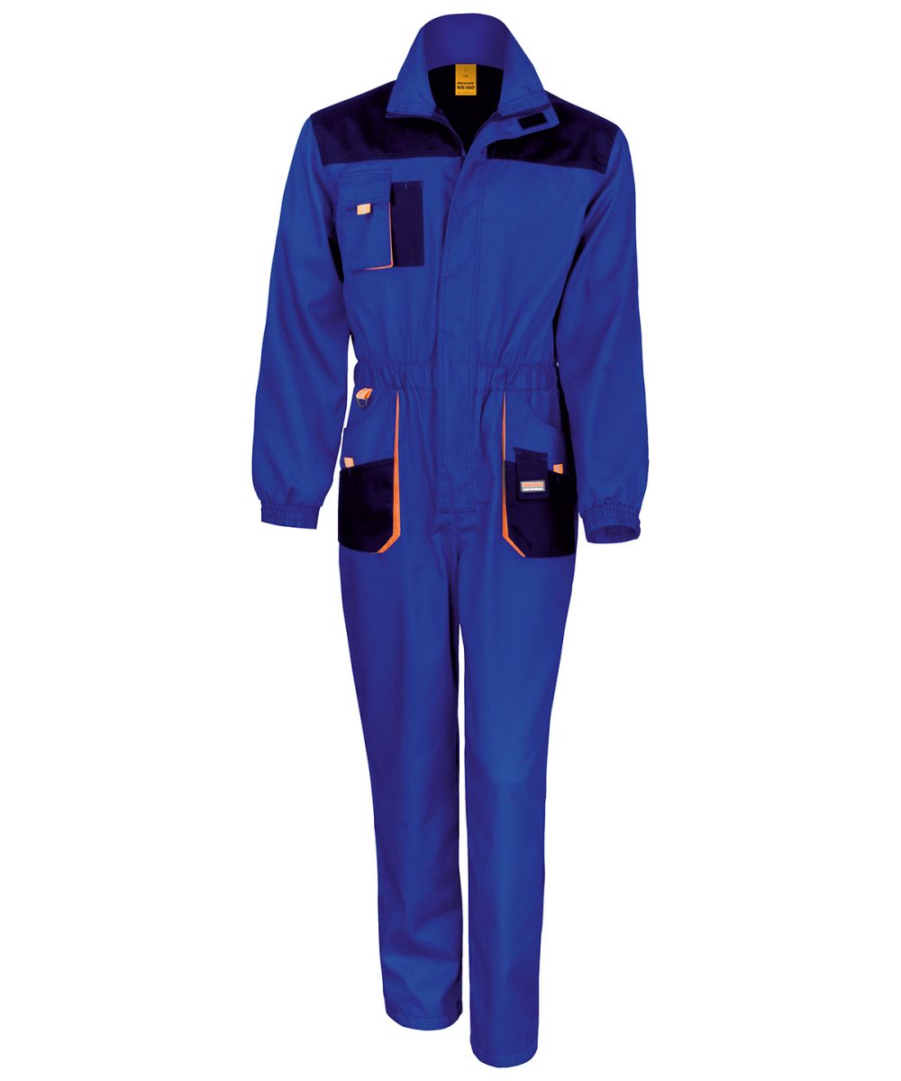 Royal/Navy/Orange Work-Guard lite coverall